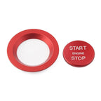Keyless Engine Push Start Button w/ Ring Cover for Land Rover Jaguar