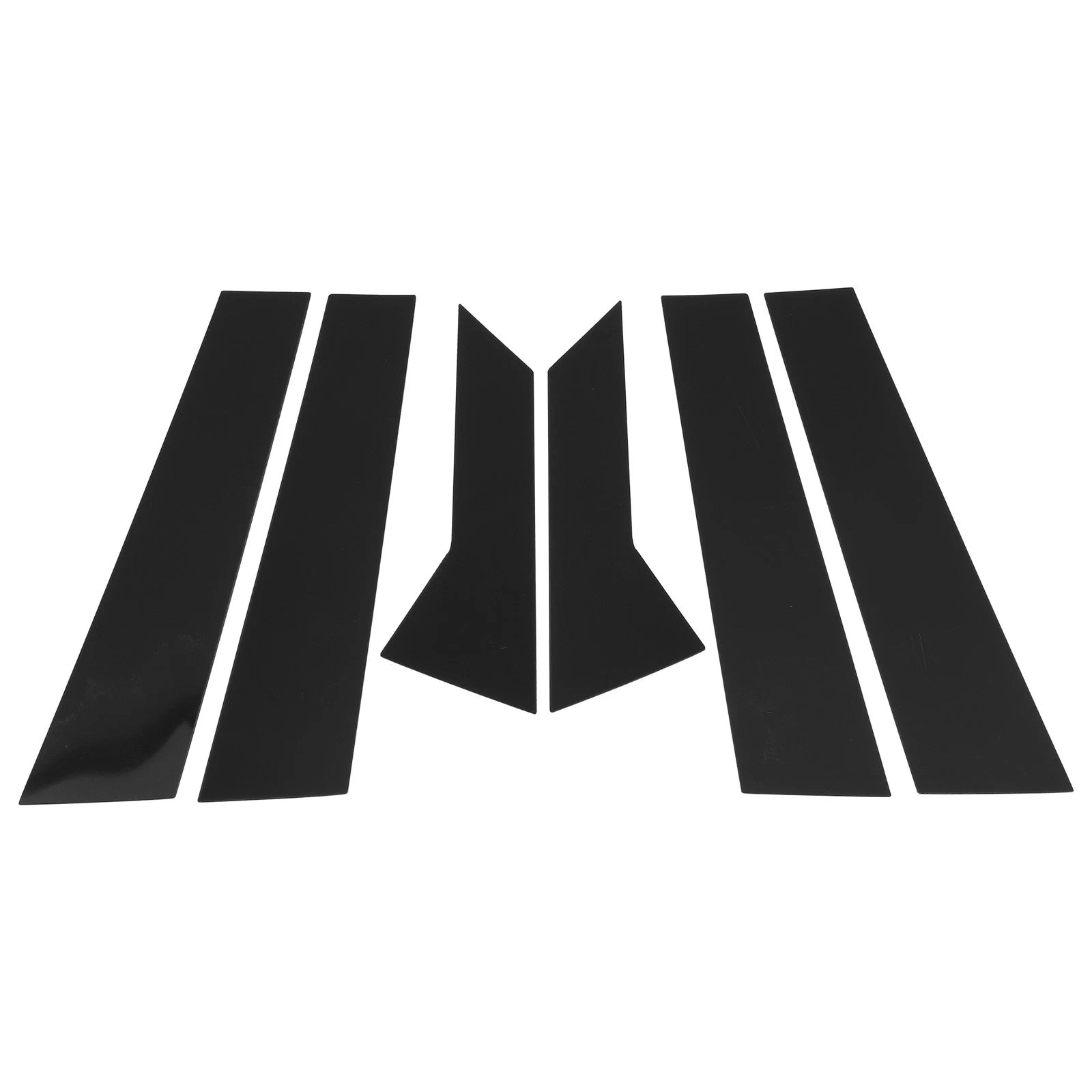 6 Pcs Door Pillar Window Trim for Audi A3 Sedan (2011–2022) Black