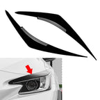 Headlight Eyebrow Eyelid Trim for Subaru WRX STI (2022–2025) - Glossy Black