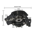 2X Front Wheel Hub Bearing Knuckles for Hyundai Sonata (2011–2013)