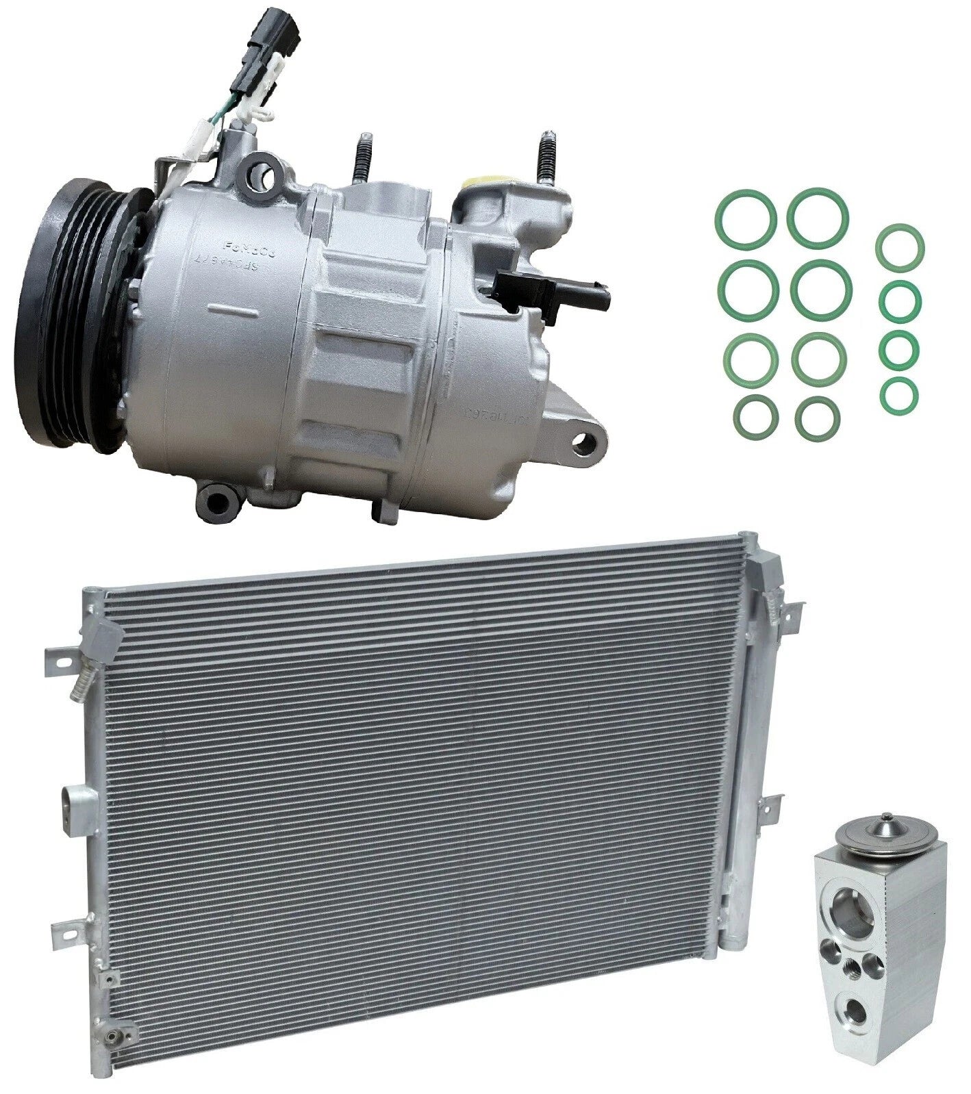 AC Compressor Kit With Condenser for Lincoln Nautilus 2.0L (2021–2024)