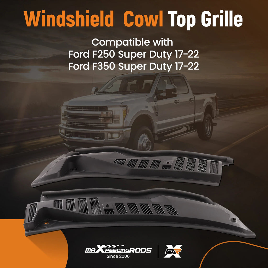 Windshield Wiper Cowl Panel for Ford F250 F350 F450 F550 (2017–2022)
