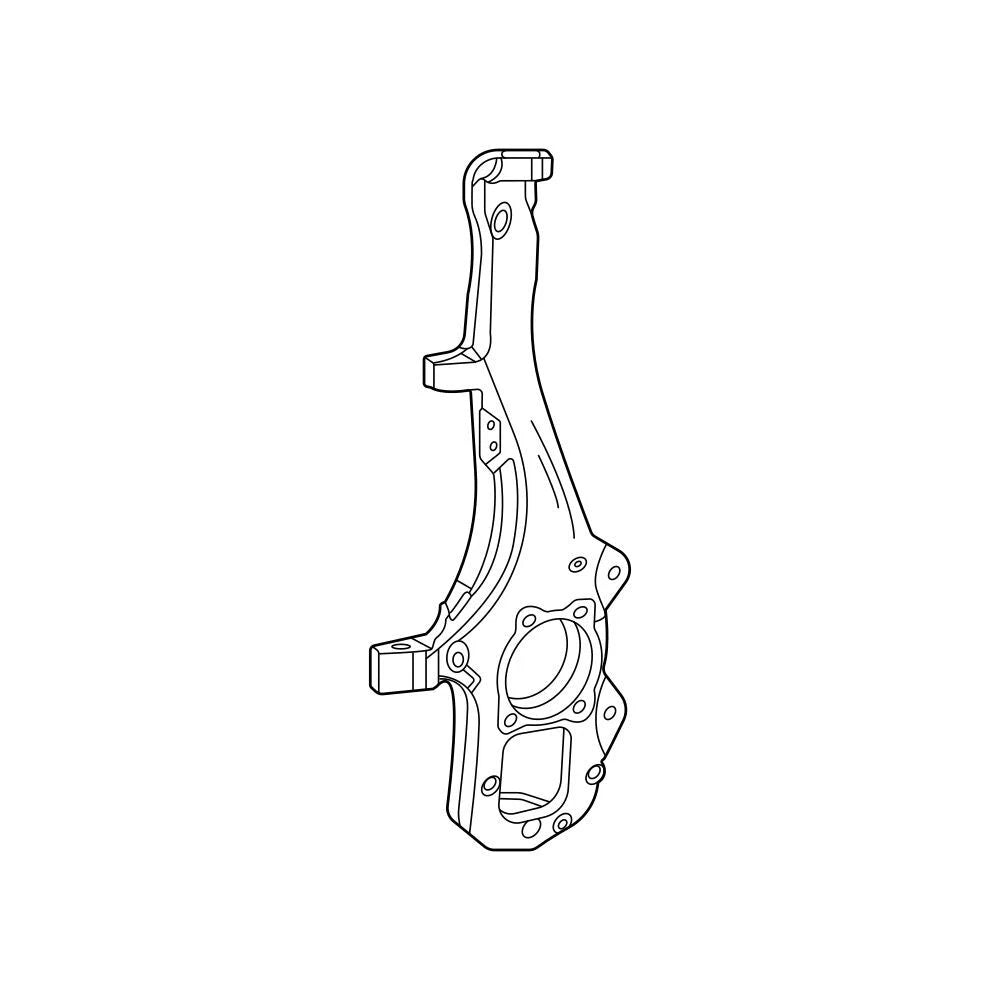 Front Left Steering Knuckle for Mercedes (2017–2023) 1673322500
