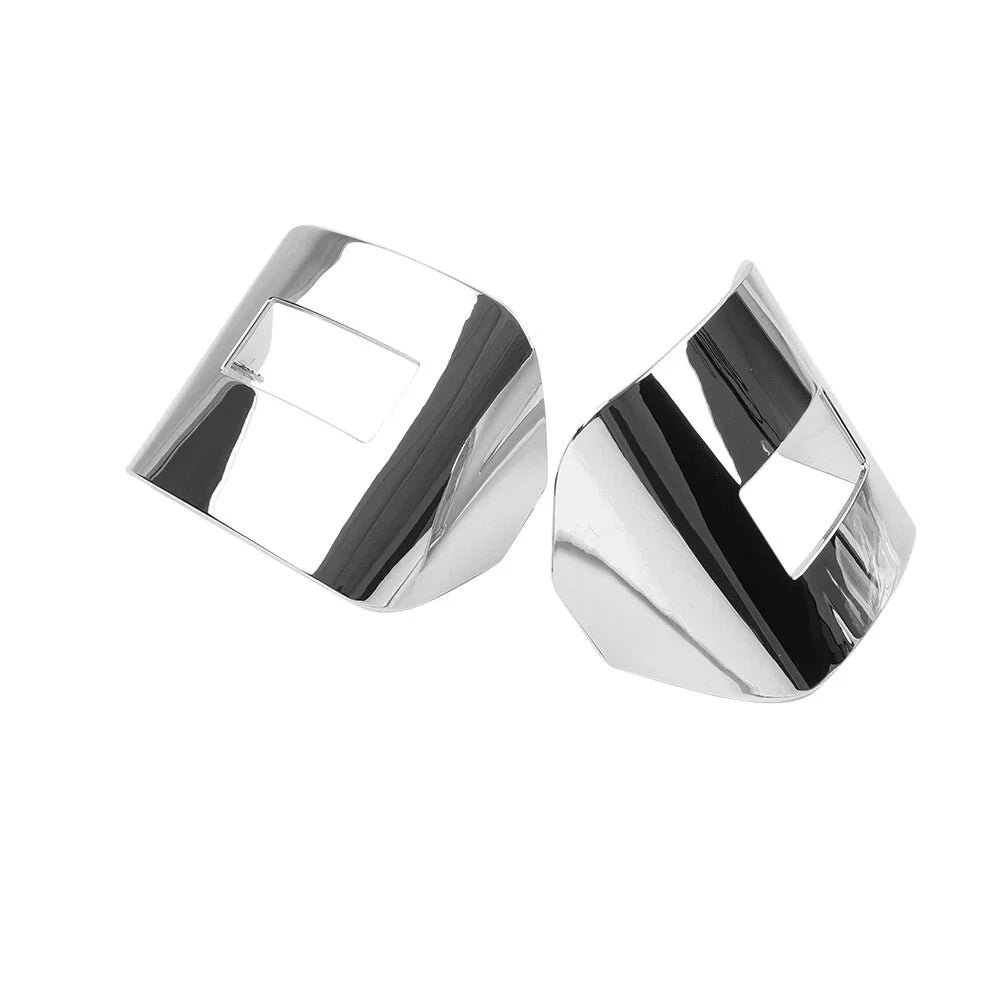 Chrome Tail Light Visor Covers for Harley Tri Glide, Street Glide (2009-2023)