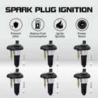 Set of 6 Ignition Coils + 6 Spark Plugs for Chevy Trailblazer GMC Canyon Envoy (2002–2009)