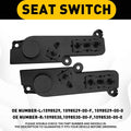 Set of 2 Power Seat Control Switches for Tesla Model 3/Y (2017–2022)