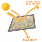 2D Reflective Window Film for Cars (Static Cling, Decorative Privacy)