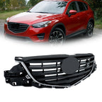 Front Grille for Mazda CX-5 (2015â2016) Painted Black with Chrome Molding