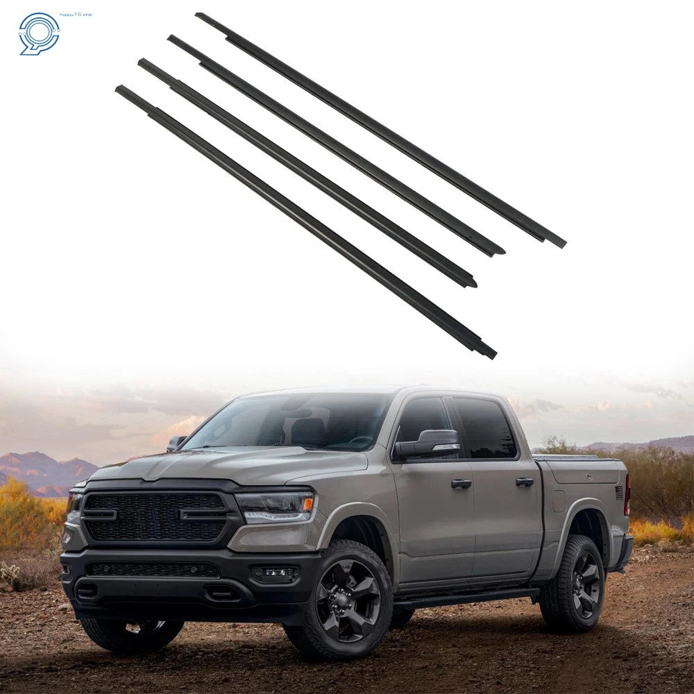 Set of 4 Weatherstrip for Dodge Ram 1500 (2018–2021)