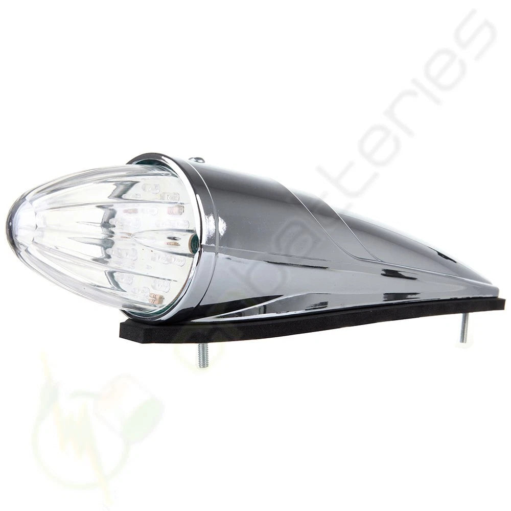 1pc Clear/Amber 17 Diodes Torpedo Cab Marker Light for Kenworth