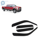 Set of 4 Window Visors for Ford F250 F350 F450 Super Duty (1999–2016)