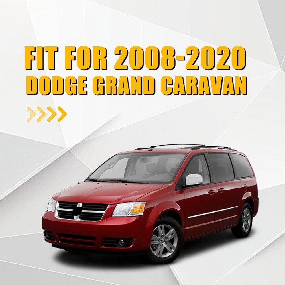 Driver Bottom Leather Seat Cover for Dodge Grand Caravan (2008–2020) Red Seam