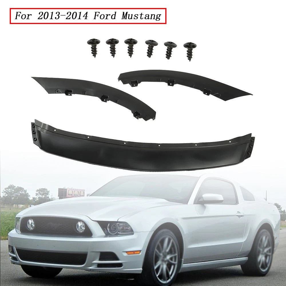 Front Bumper Lip Spoiler for Ford Mustang (2013â2014) ABS Black