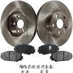Brake Disc and Pad Kit for Toyota Corolla, Matrix (2009–2019)
