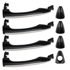Set of 4 Black Outer Door Handles for Kia Forte Cerato (2014–2018) 82652-A7020
