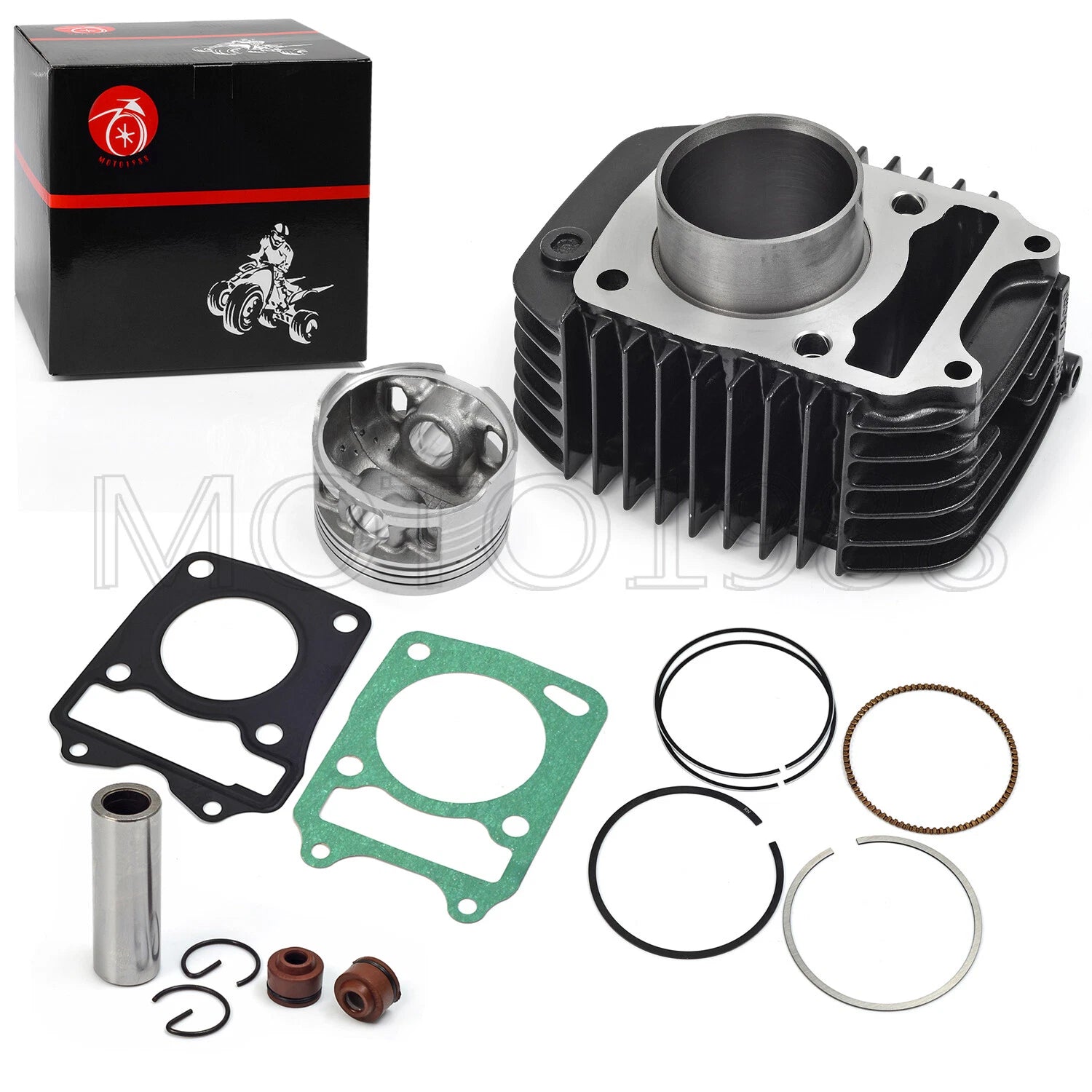 Engine Cylinder Top End Rebuild with Cover Gasket for Honda Grom 125 (2014–2021)