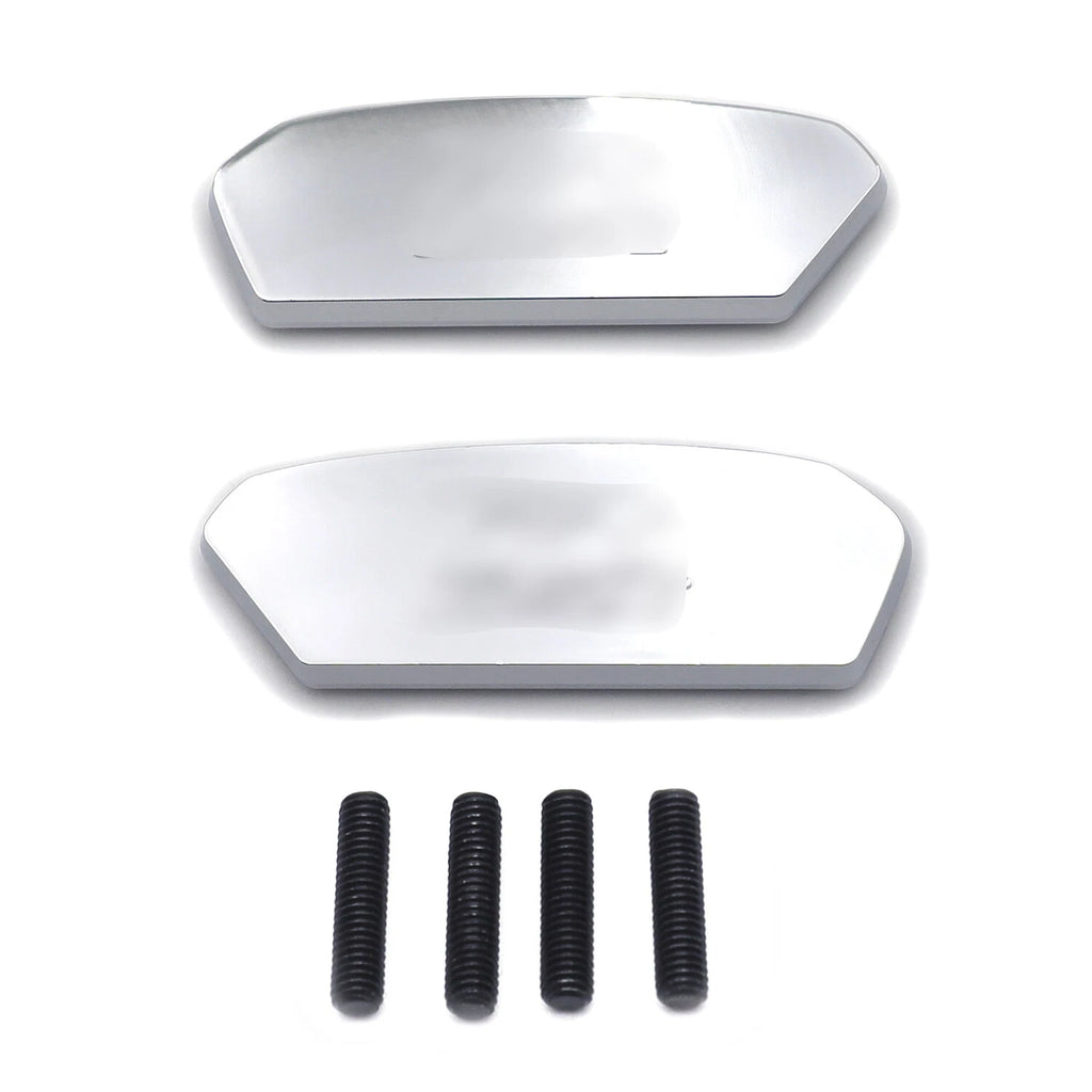 Chrome Mirror Block Off Base Plates for Suzuki GSX-R 1000 (2017–2021)