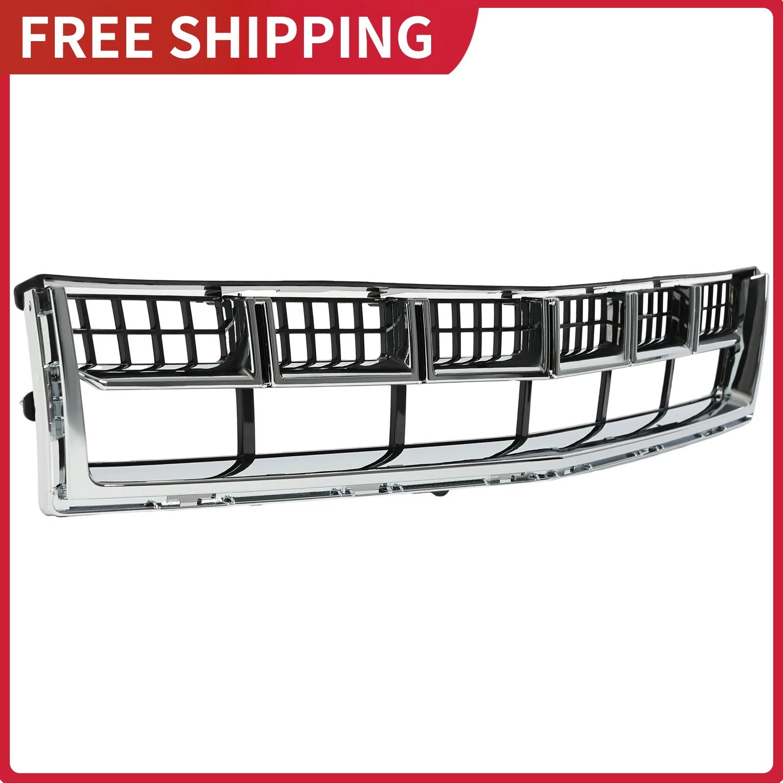 Set of 2 Chrome Grilles for Cadillac SRX (2013-2016)