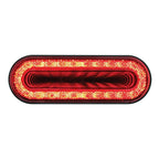 LED Turn Signal Light 6-Inch Oval Red for Universal Fit Trucks (2000–2024)