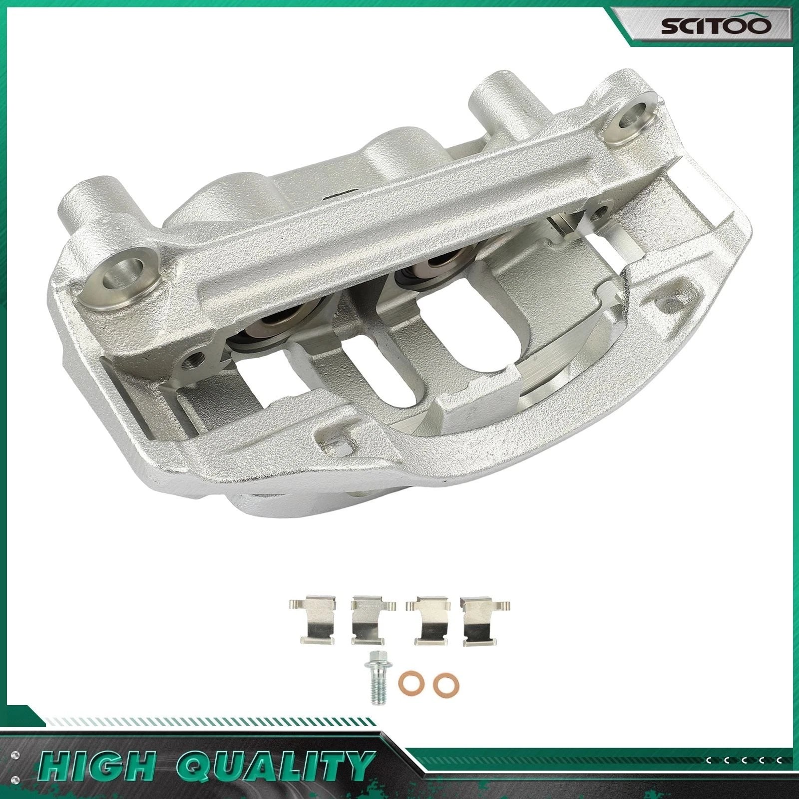 Rear Right Brake Caliper w/ Bracket for Chevrolet Silverado 2500 HD (2011–2019)