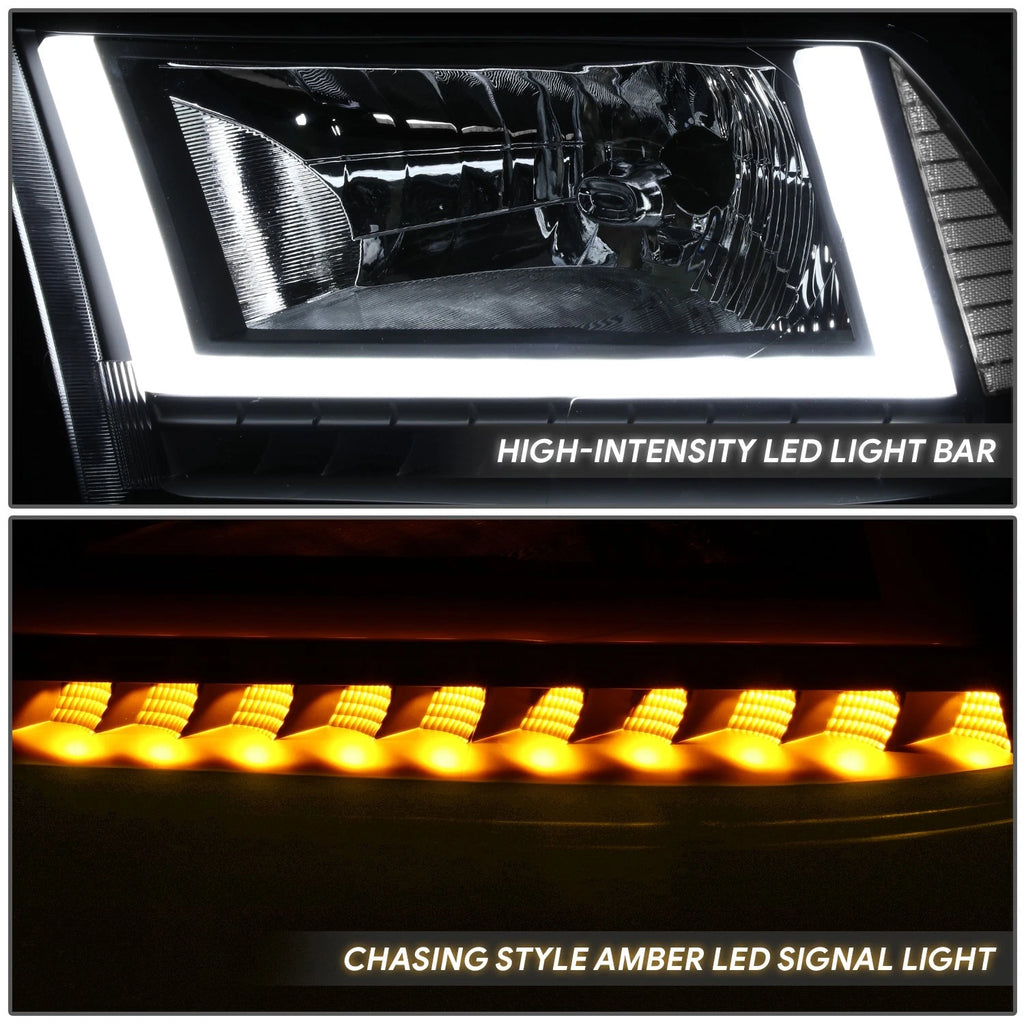 U-LED DRL Sequential Turn Signal Headlights for RAM 1500 (2009–2024)