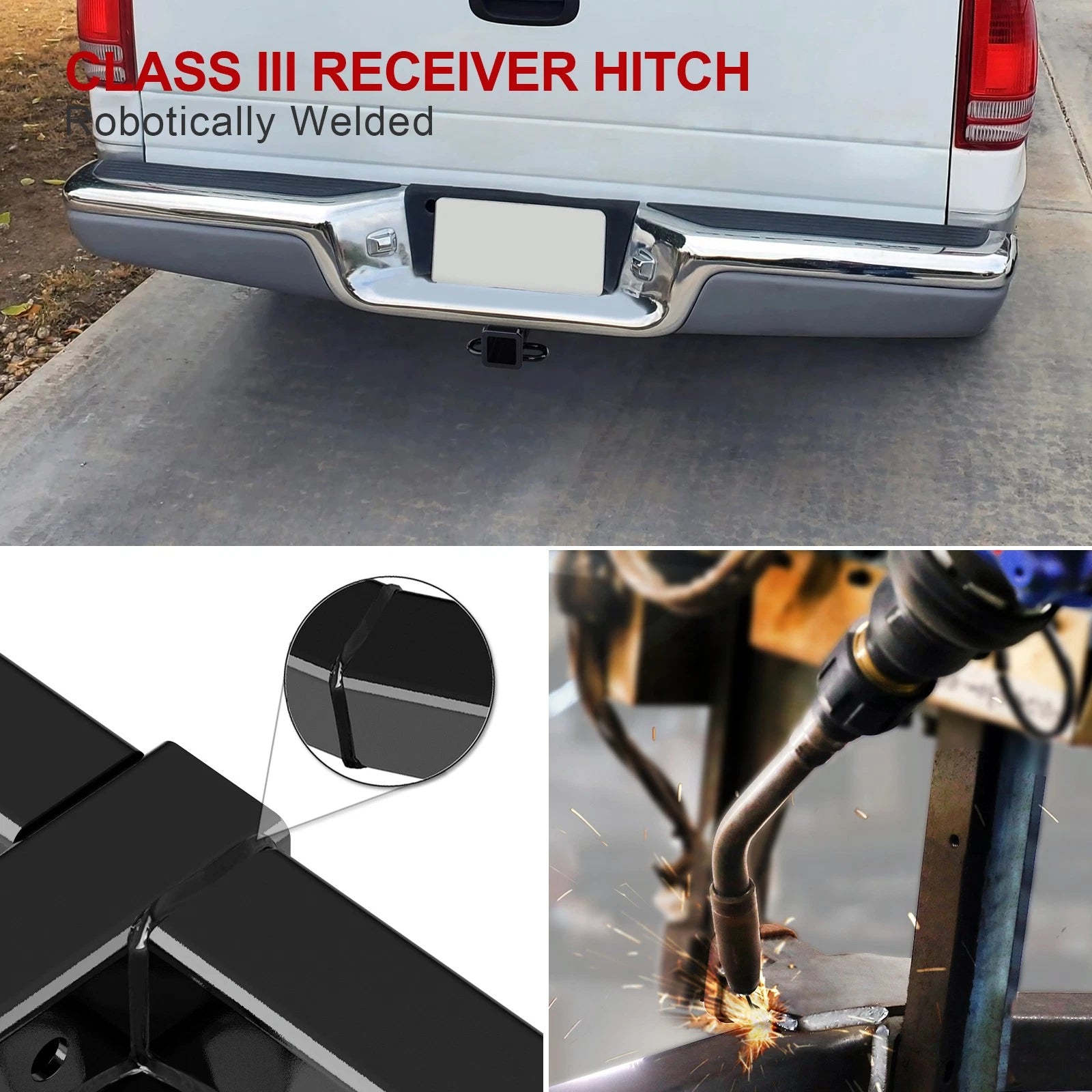 2 Inch Trailer Hitch Receiver for Dodge Dakota (1987-2004)