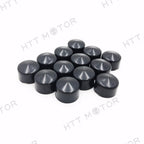 13 Piece Black Cap Dress Kit for Harley Softail & Dyna (2007–2015)