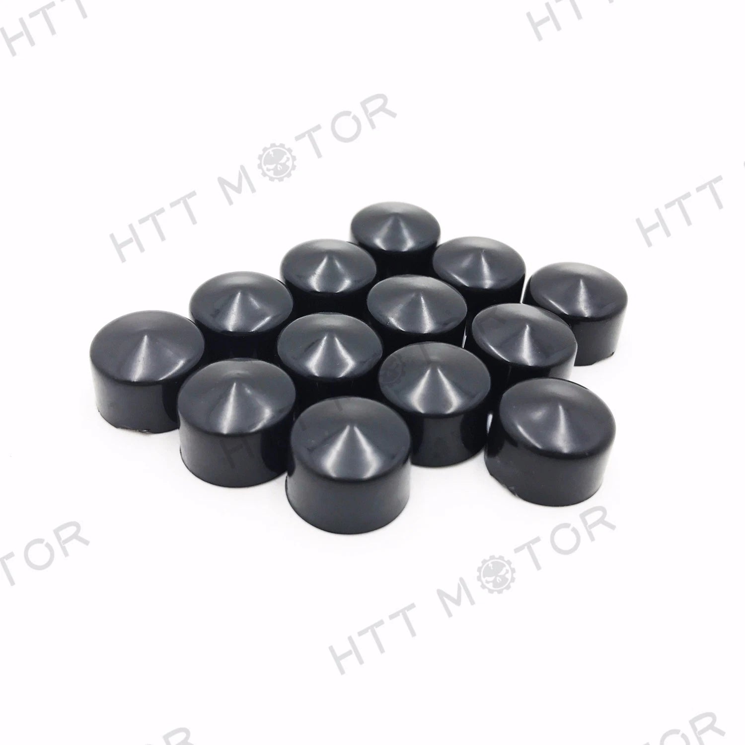 13 Piece Black Cap Dress Kit for Harley Softail & Dyna (2007–2015)