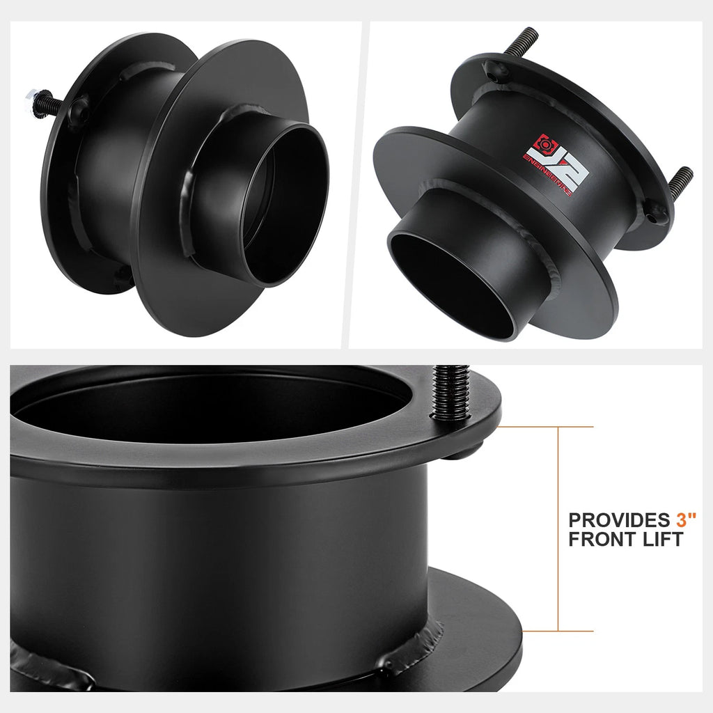 Set of 2 Strut Top Mounting Spacers for Dodge Ram 2500 3500 4WD (2003–2013)