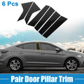 6Pcs Windshield B Pillar Trim for Hyundai Elantra (2021–2023)