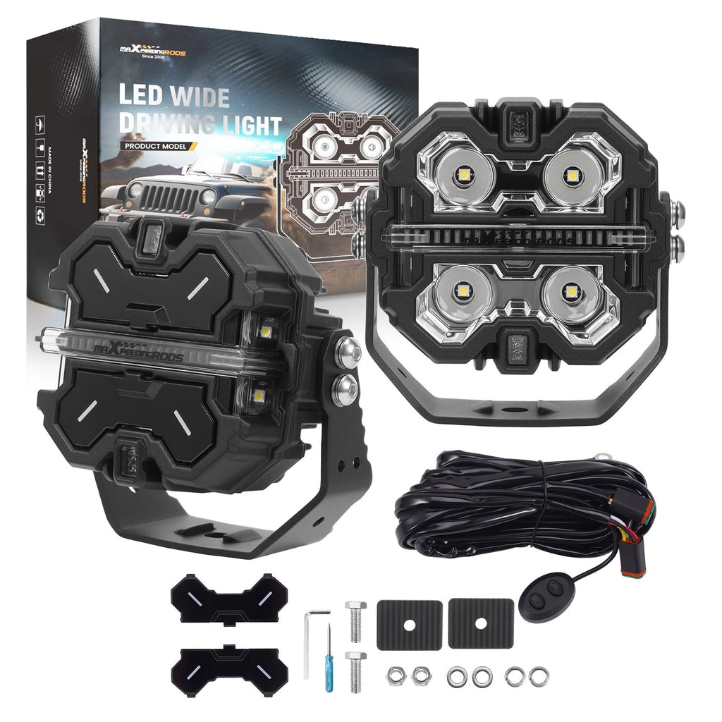 3.5" LED Work Light Pods for Truck ATV (OffRoad, Spot Beam)