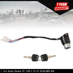 Ignition Key Switch for Honda VT 1100 C C2 C3 (1990â1999) 2 Keys