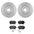 Hella Rear Rotors & Low-Met Disc Brake Pad Kit for Audi A8 Quattro (2003–2023)