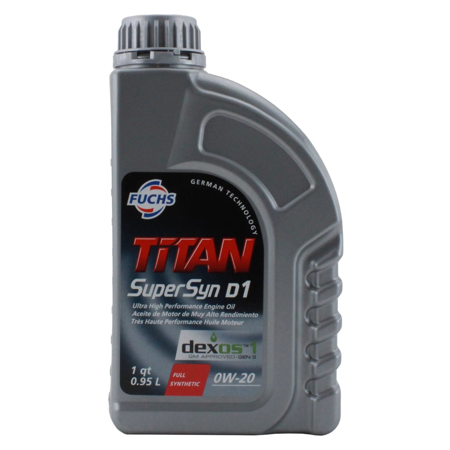 Fuchs TITAN SUPERSYN D1 SAE 0W-20 Engine Oil 1 Quart for