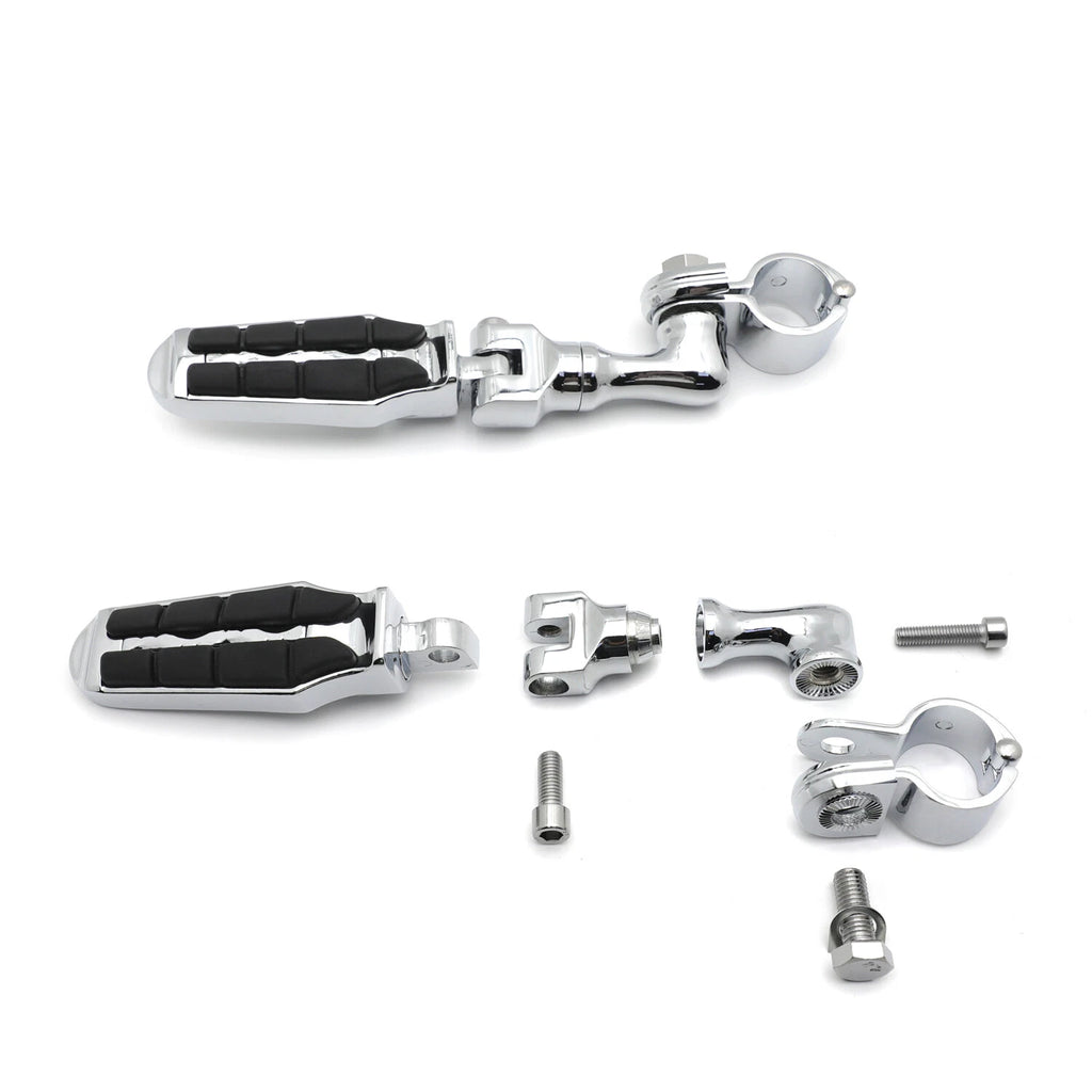 3" Saddle Footrest for Harley (1.25" Engine Guard)