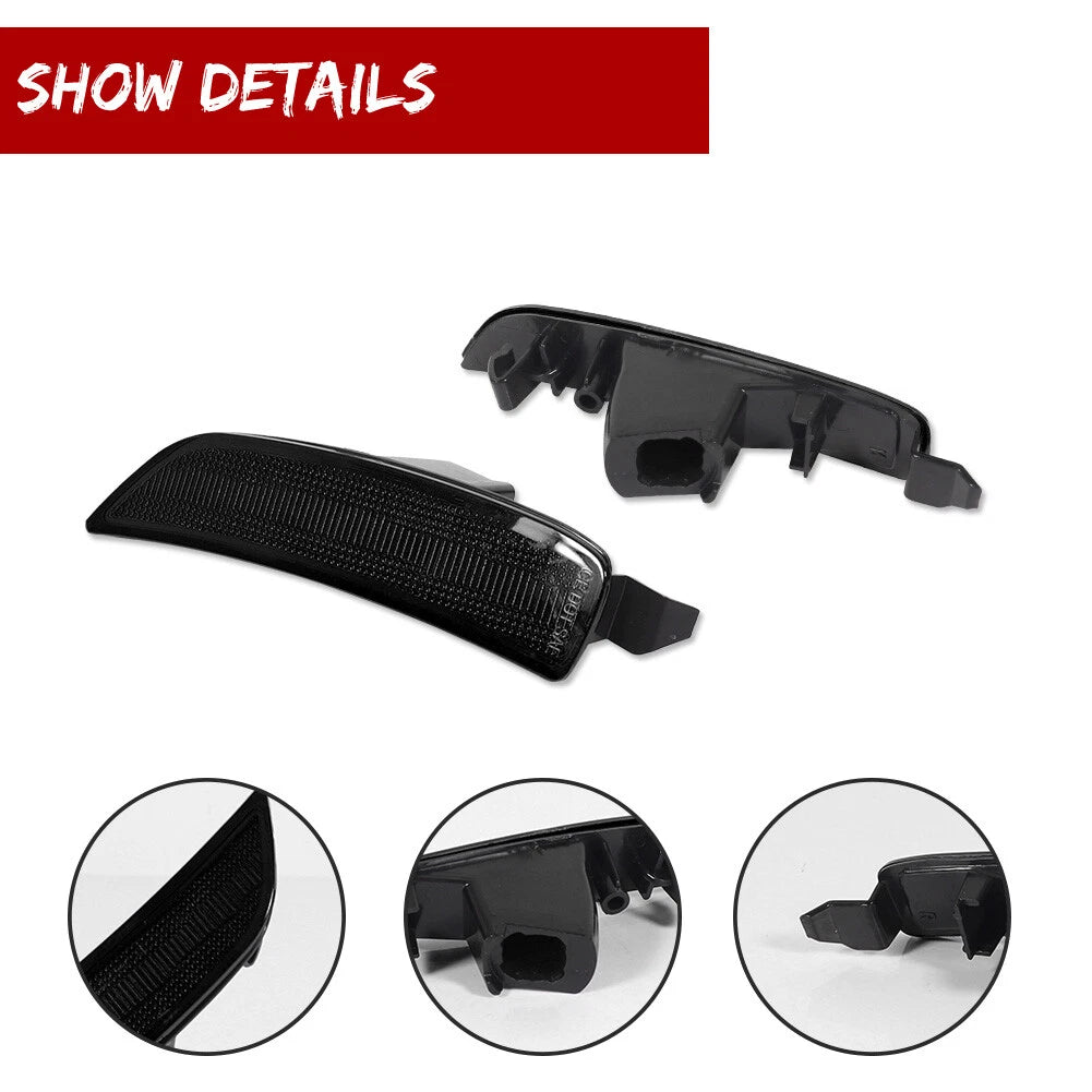 Smoke Front Fender Side Marker Light Housing for Mazda MX-5 Miata (2016–up)