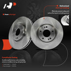 2X Front Disc Brake Rotors for Hyundai Azera (2006-2011)