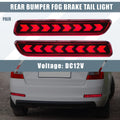 LED Rear Bumper Fog Brake Tail Light for Suzuki SX4 (2007–2014) 1 Pair