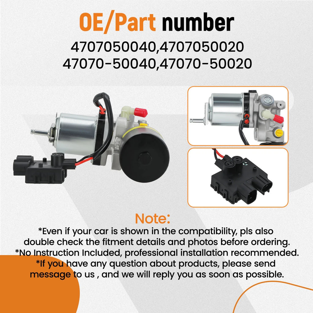 ABS Brake Pump Booster Assembly for Lexus LS460 LS600h (2007–2017)