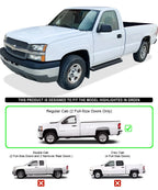 iBoard Running Boards for Silverado Sierra Regular Cab (1999-2007)