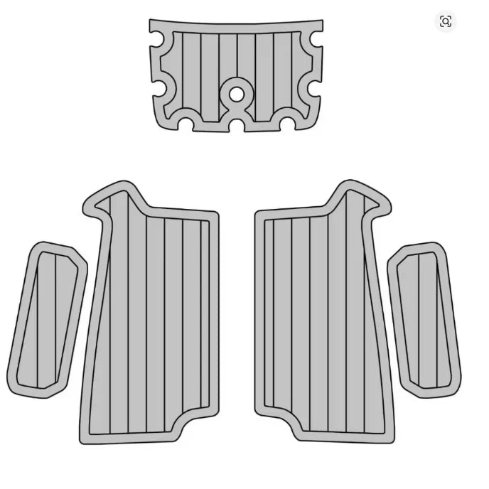 Eva Jet Ski Marine Traction Mats for Kawasaki SC (1991–1993)