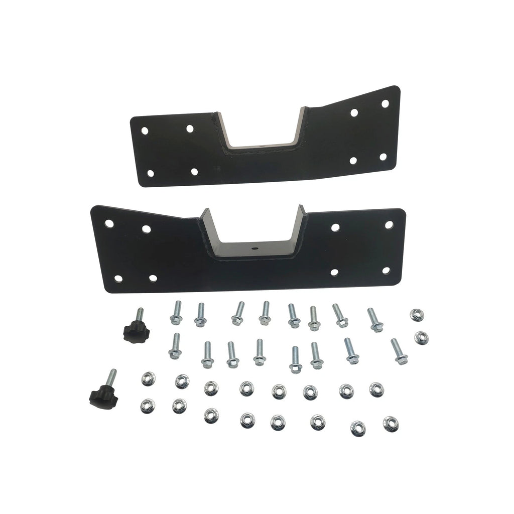 Set of 2 Rear Axle Lowering C-Notch Brackets for Chevy Silverado Sierra (1999–2006)