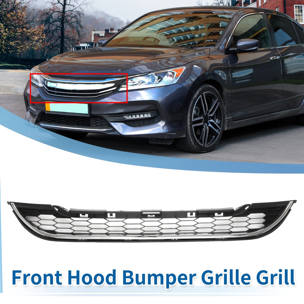 Front Lower Bumper Grille for Honda CR-V (2010–2011) No.71123SWNH11 Black