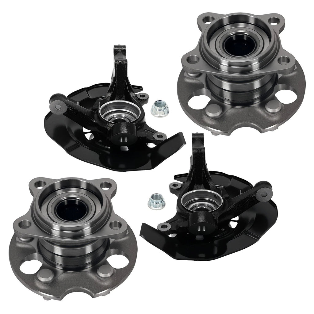 Front Steering Knuckle Rear Wheel Hubs Bearing for Lexus RX 300 2004-2009 AWD