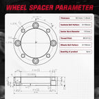 Set of 4 Wheel Spacers 1.5" 4x156 12x1.5 for Polaris RZR XP 1000 Ranger 900