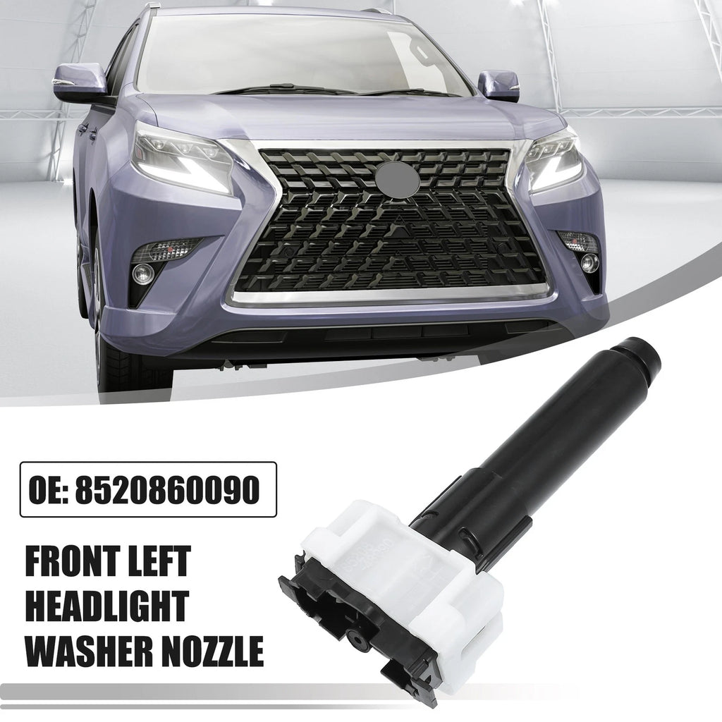 Front Left Headlight Washer Nozzle for Lexus GX460 (2014–2017) No.8520860090
