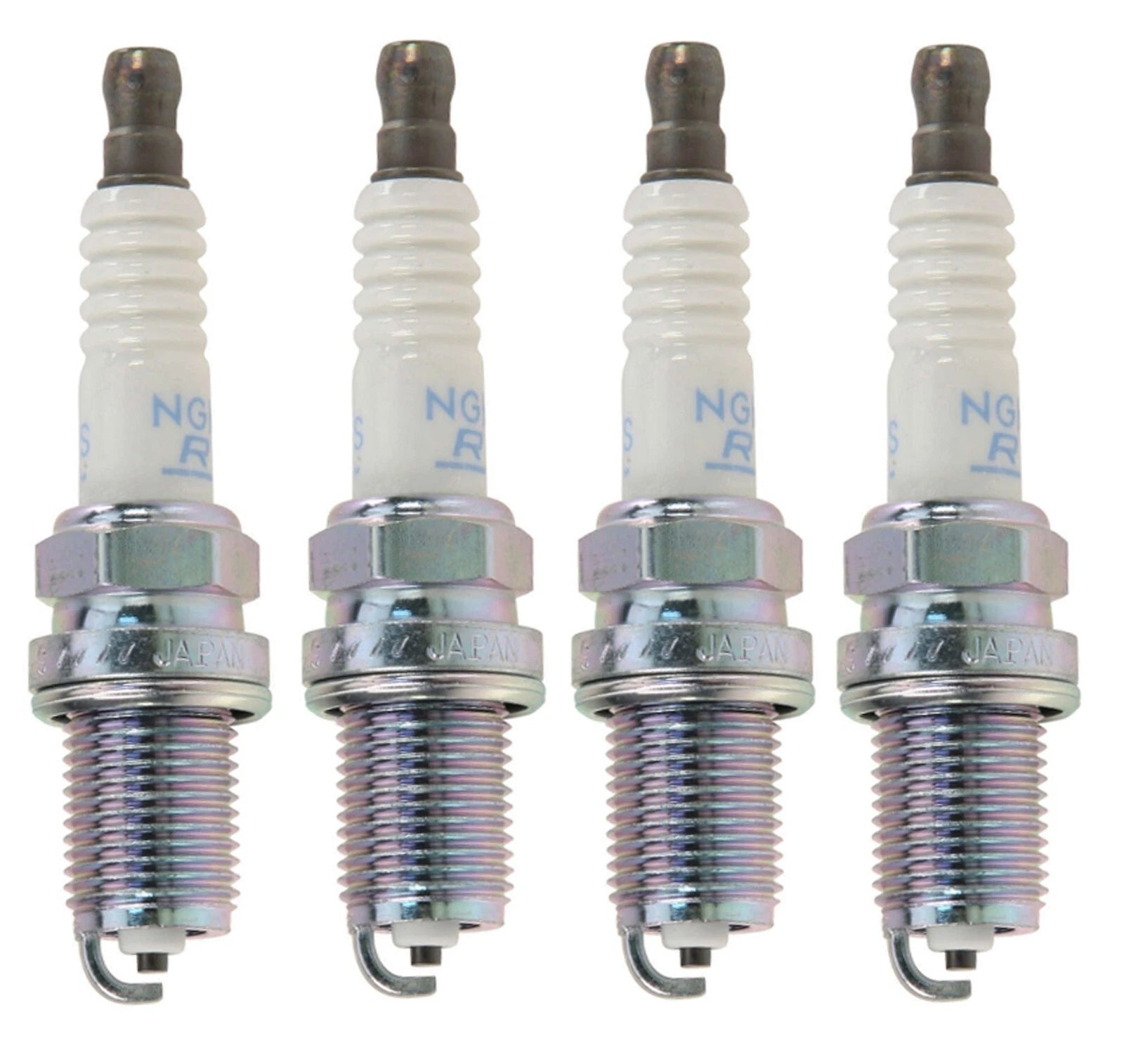 Set of 4 NGK Standard Resistor Nickel Spark Plugs for Projected Value (5k Ohm)