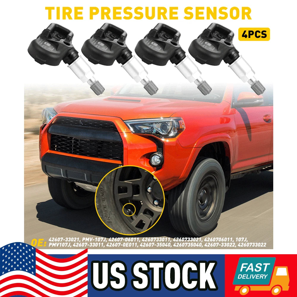 Set of 4 TPMS Tire Pressure Sensors for Toyota Scion Lexus