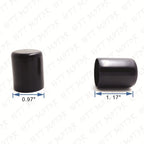 2X Black Docking Hardware Covers for Harley Touring FLHR FLHX FLHT FLTR CVO (2014–2023)