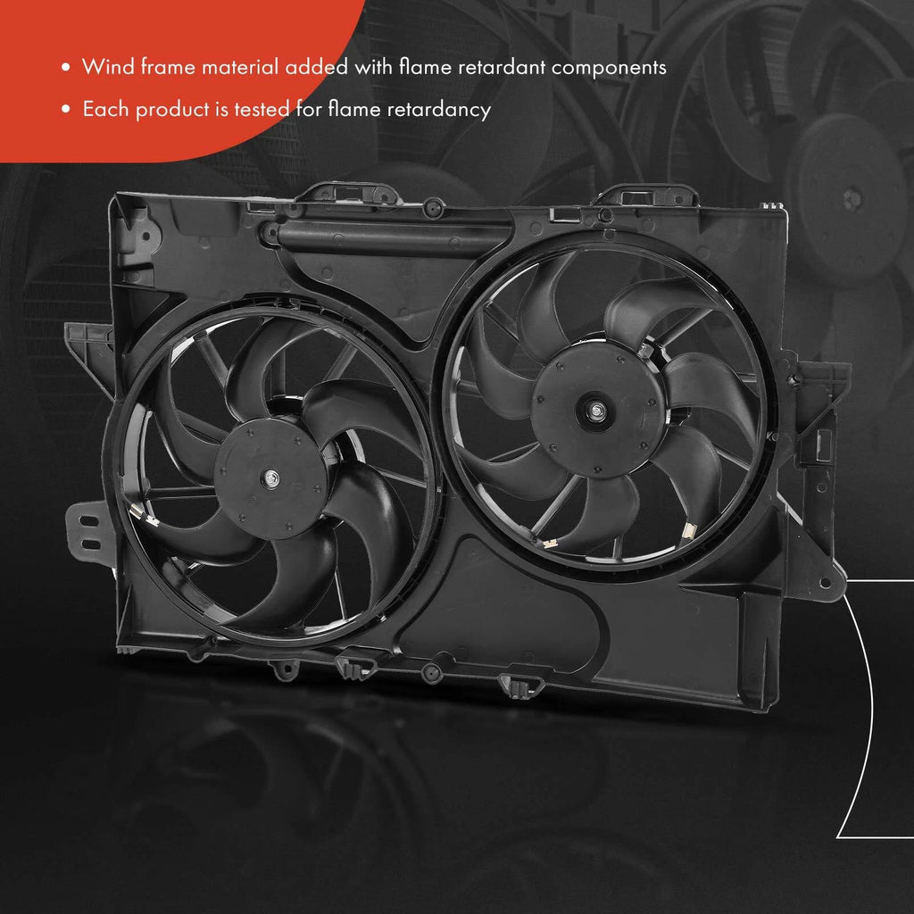 Dual Cooling Fan Assembly for GMC Terrain, Chevy Equinox (2010-2012)